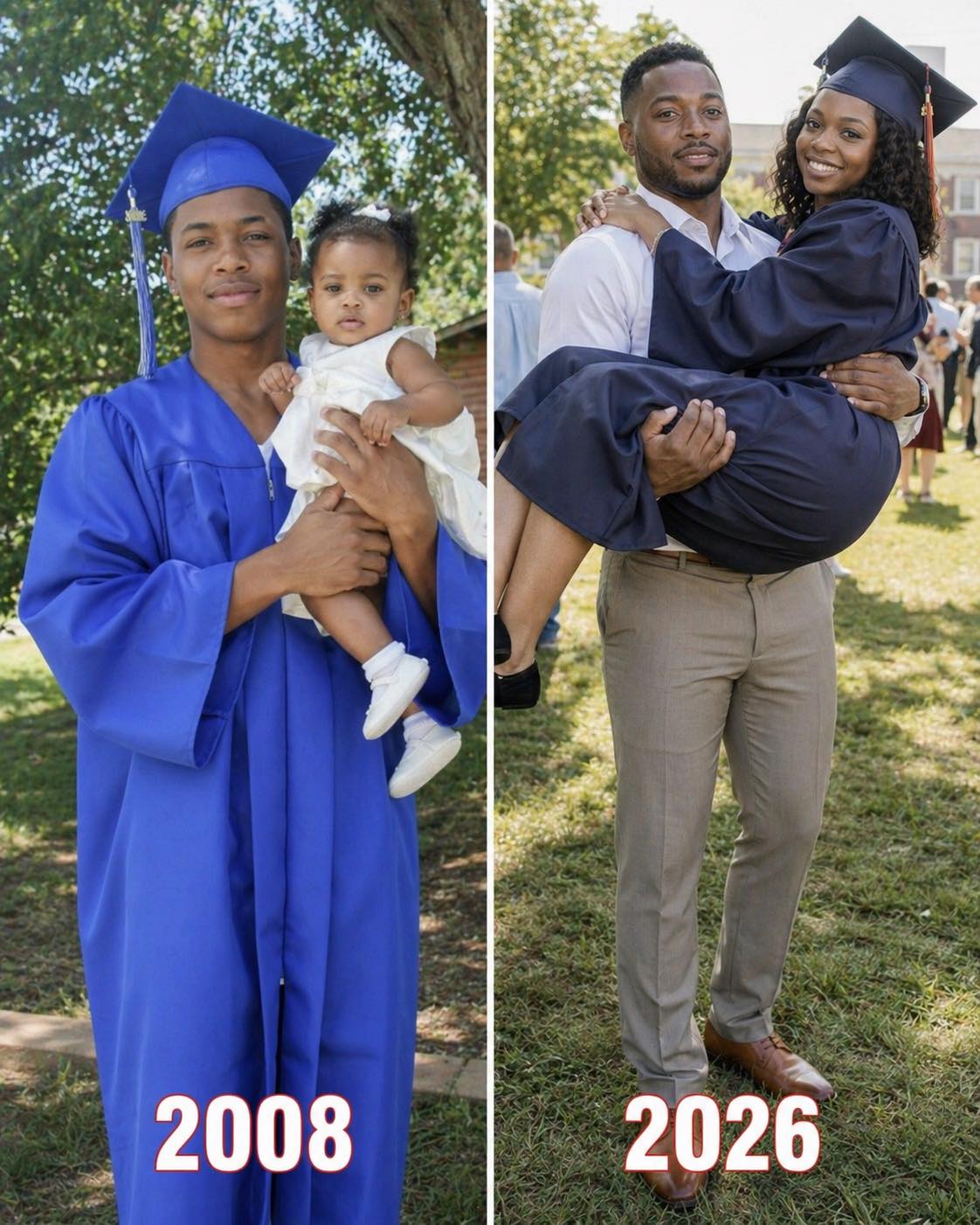 My Dad Raised Me Alone After My Birth Mother Left Me in His Bike Basket at 3 Months Old – 18 Years Later She Showed up at My Graduation