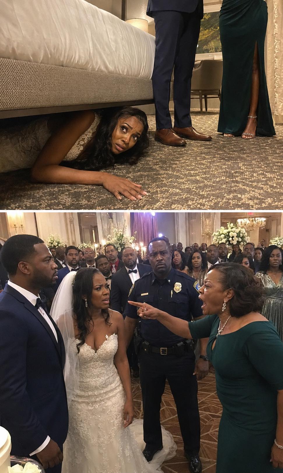 On my wedding night, I crawled under the bed, my veil still caught in my hair, giggling – one last silly prank before I became a wife. The door cre:aked. My husband’s voice came through, warm… then my mother-in-law’s voice cut through like ice. “Have you given it to her yet?” she hissed.