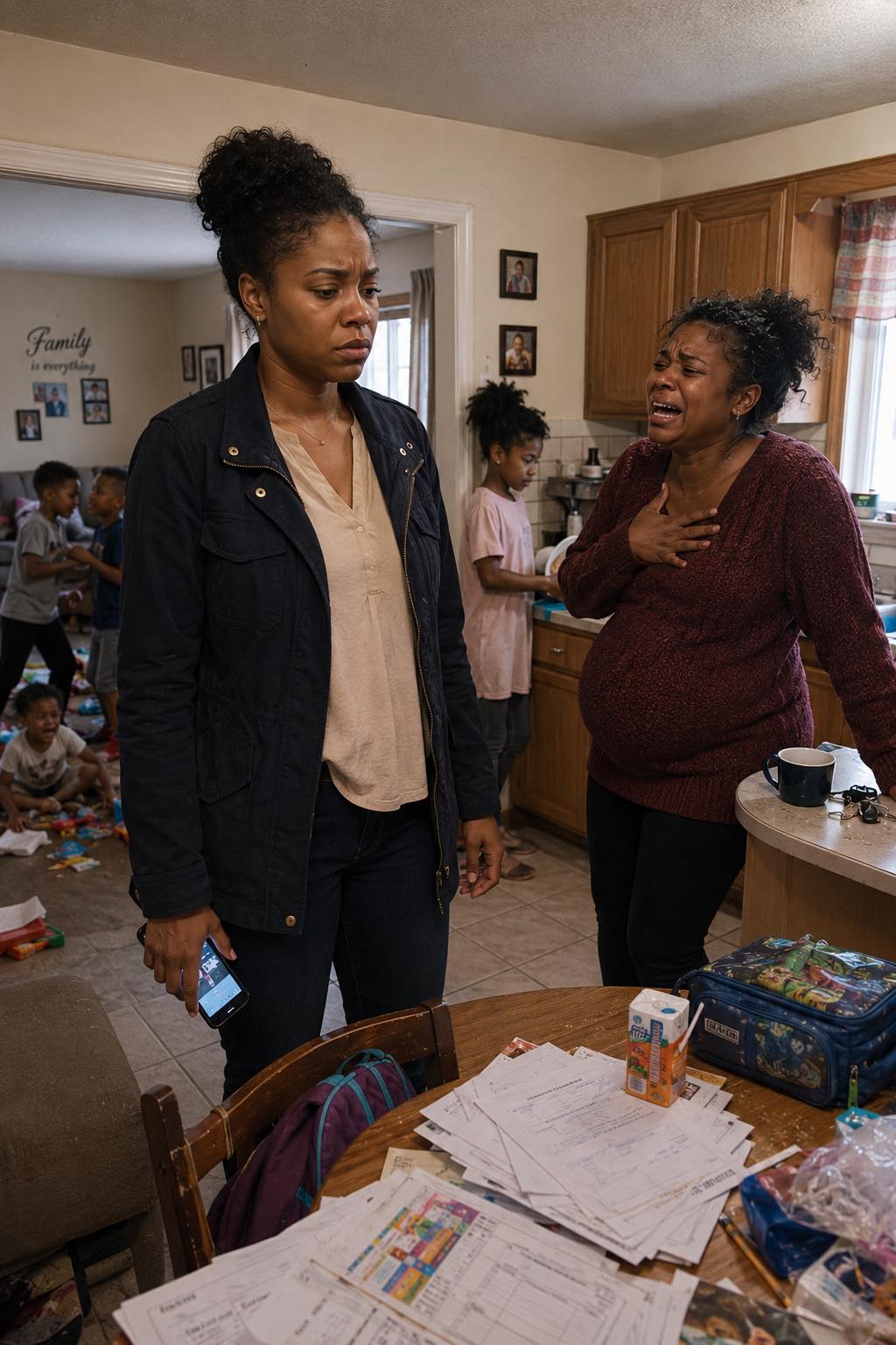 My sister announced she’s pregnant for the fifth time, but I’m done raising her kids for her. So I walked out, called the cops, and everything blew up after that.