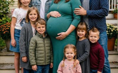 Eight Months Pregnant and Suddenly Raising Seven Children Alone, Until One Quiet Family Decision Changed Everything at His Beachside Wedding