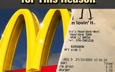 I Always Ask for a Receipt at McDonald’s for This Reason