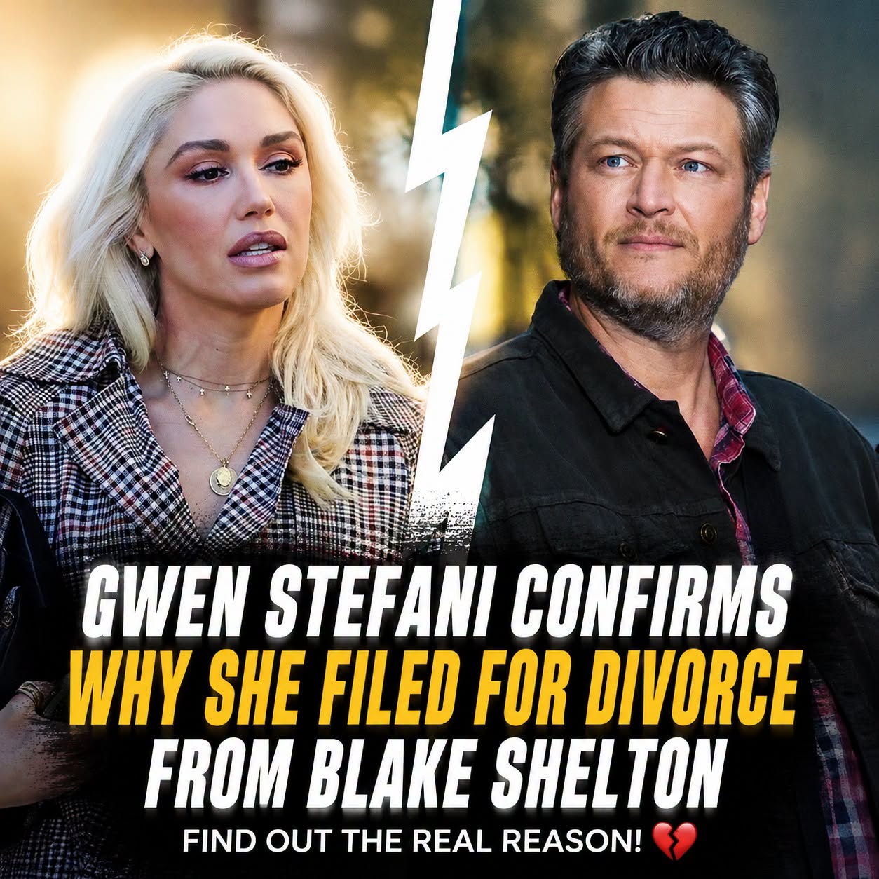 Gwen Stefani Confirms Why She Filed For Divorce From Blake Shelton