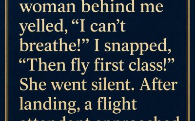 How a Simple Flight Taught Me the True Meaning of Kindness and Empathy