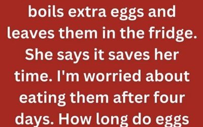 How Many Days Can Hard-Boiled Eggs Last in the Refrigerator