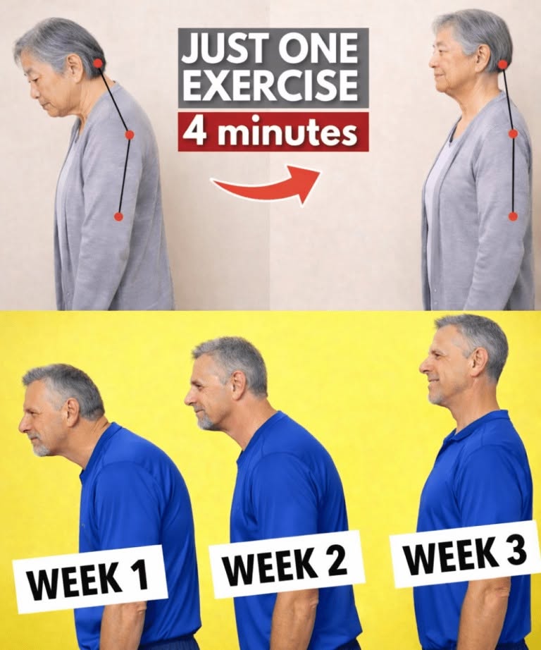 How to Fix Forward Head Posture After 60 in Just 4 Minutes – The Gentle Routine Japan’s Oldest Doctor Swears By