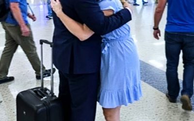 I cried in my husband’s arms at the airport as he boarded what he claimed was a two-year work assignment in Zurich.