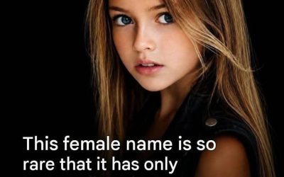 Only 600 girls have this name… See more