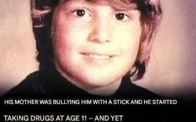 He was beaten with a stick, a shoe, an ashtray, a phone—anything his mother could give him. By age 11, he was already taking his mother’s