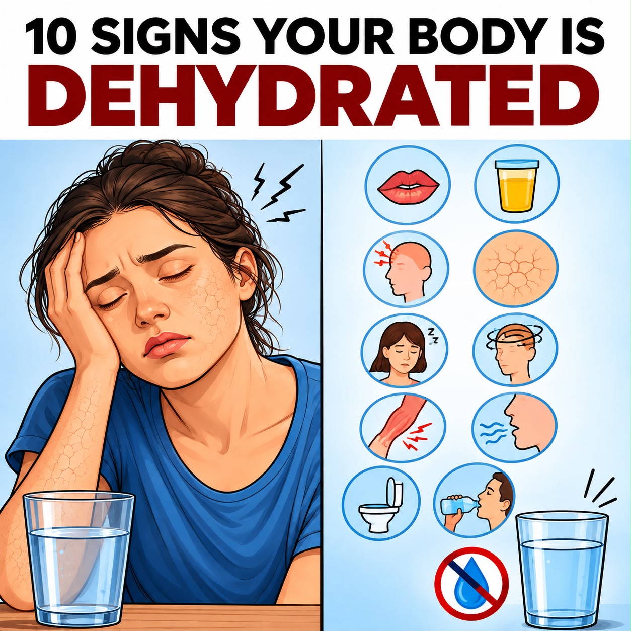 10 Signs Your Body Is Dehydrated