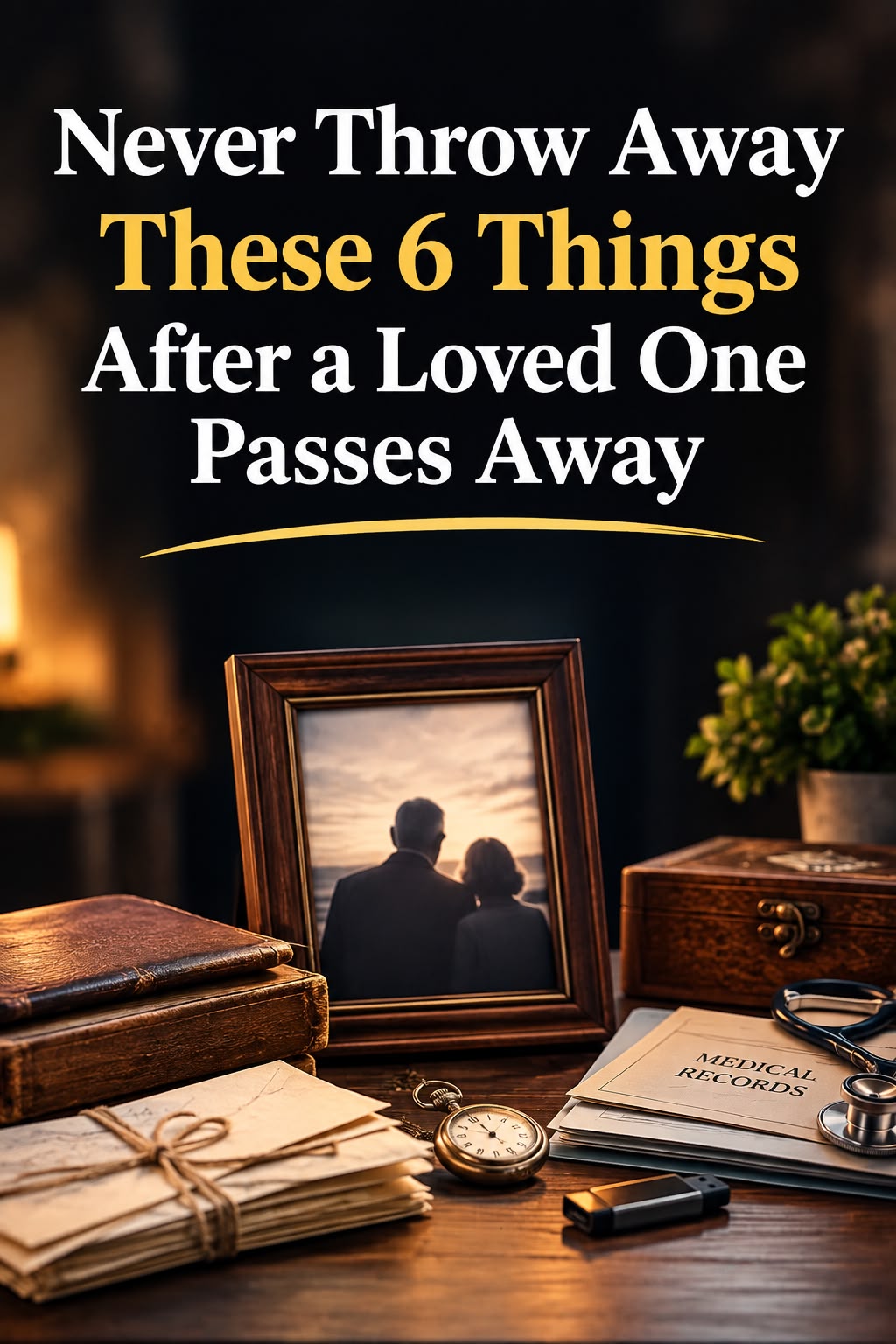 Never Throw Away These 6 Things After a Loved One Passes Away