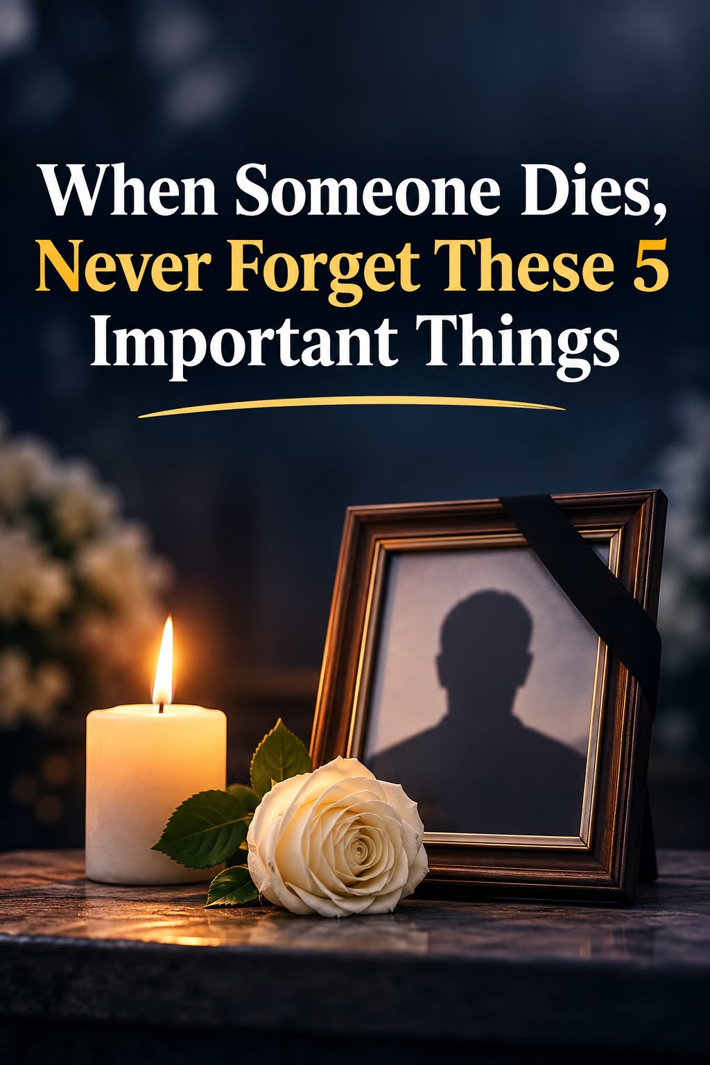 When Someone Dies, Never Forget These 5 Important Things