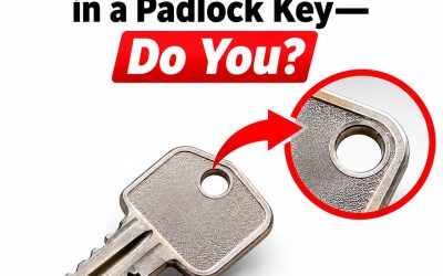 Most People Have No Idea Why There’s a Small Hole in a Padlock Key—Do You?
